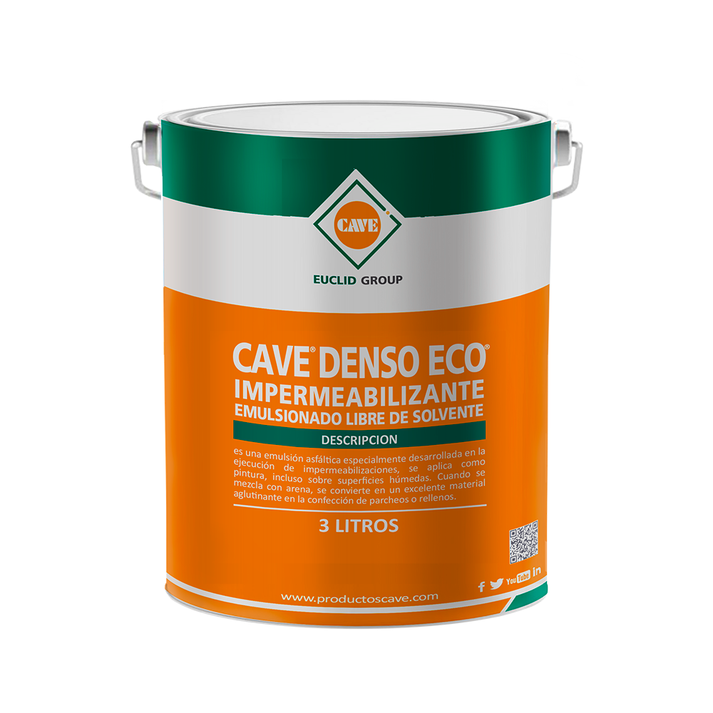 CAVE DENSO ECO - Impermeabilizante asfáltico, Galón 3 Kg