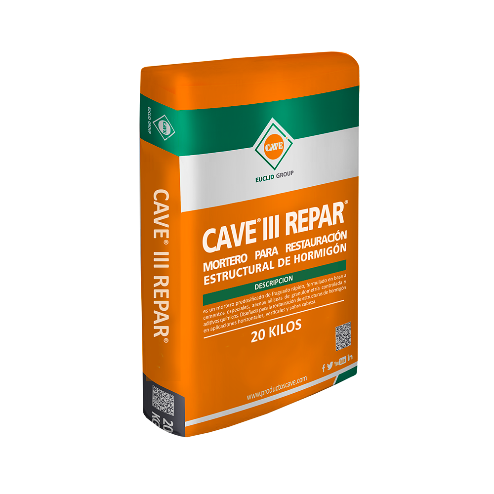 CAVE III REPAR - Estructuración de hormigon Saco 20 kg