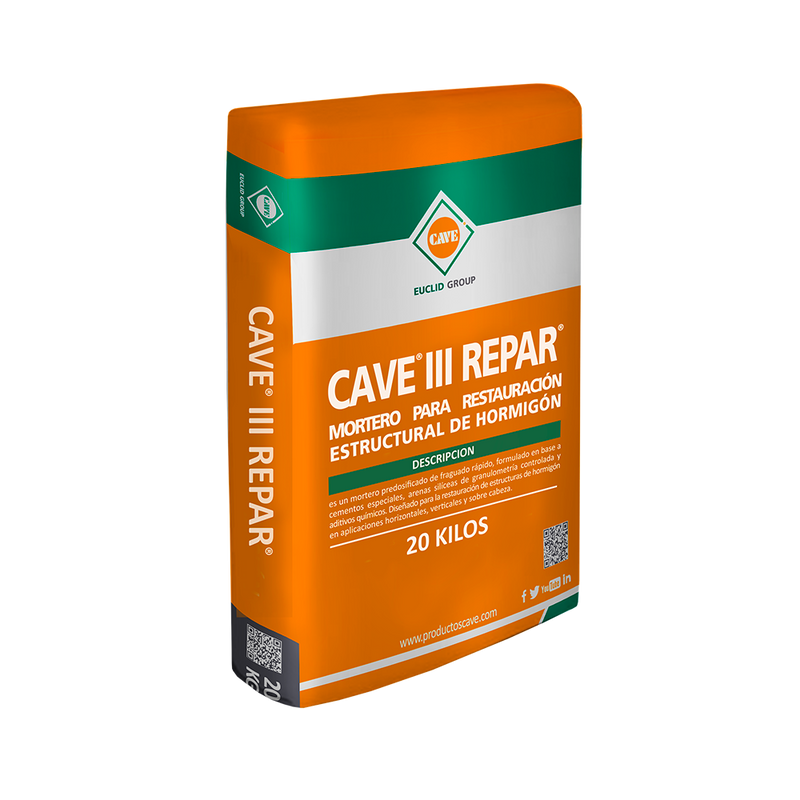 CAVE III REPAR - Estructuración de hormigon Saco 20 kg