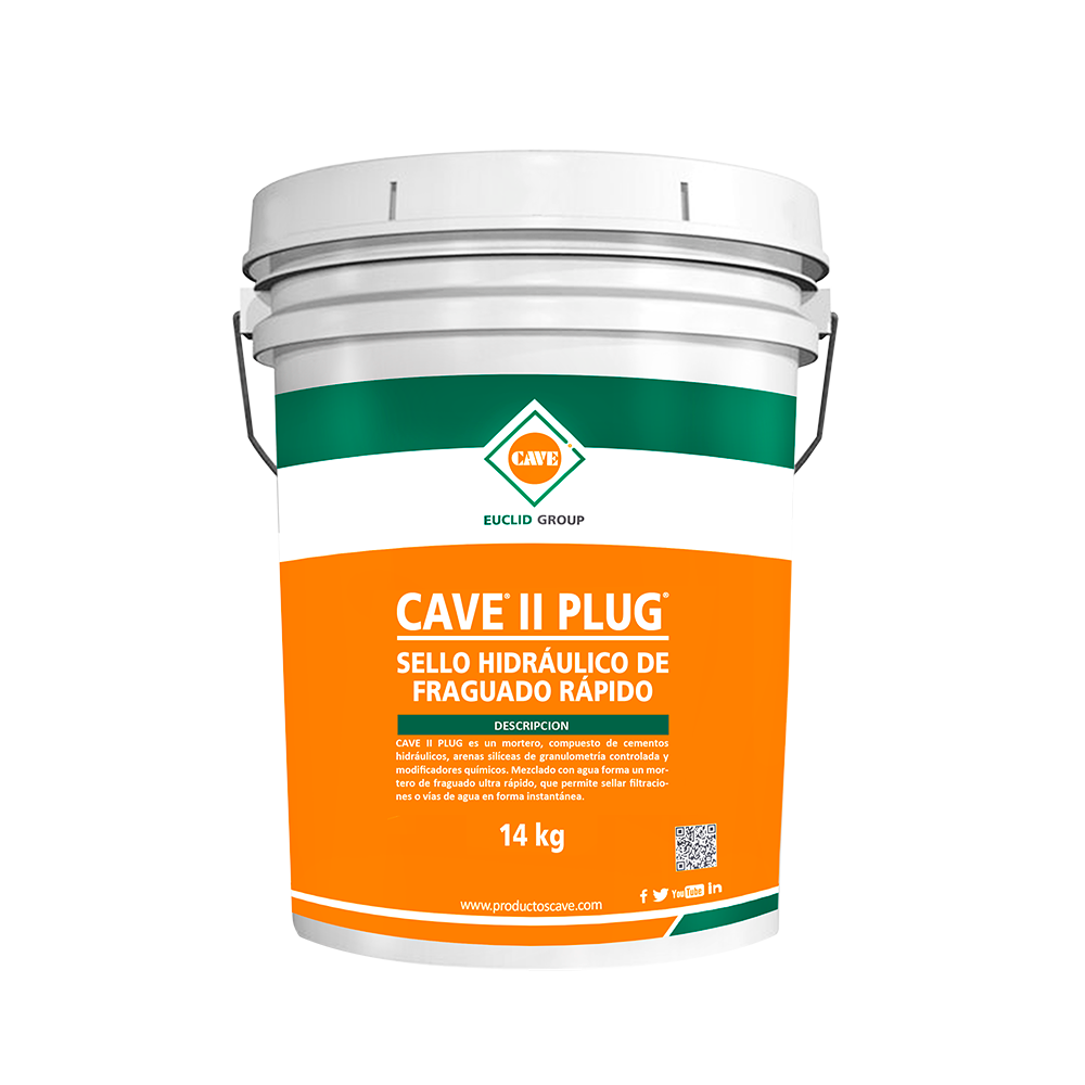 CAVE II PLUG - Sello hidraulico Tineta 14 kg
