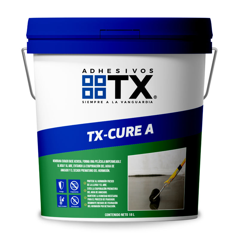 TX CURE A - Membrana de curado base acuosa, 18Lt