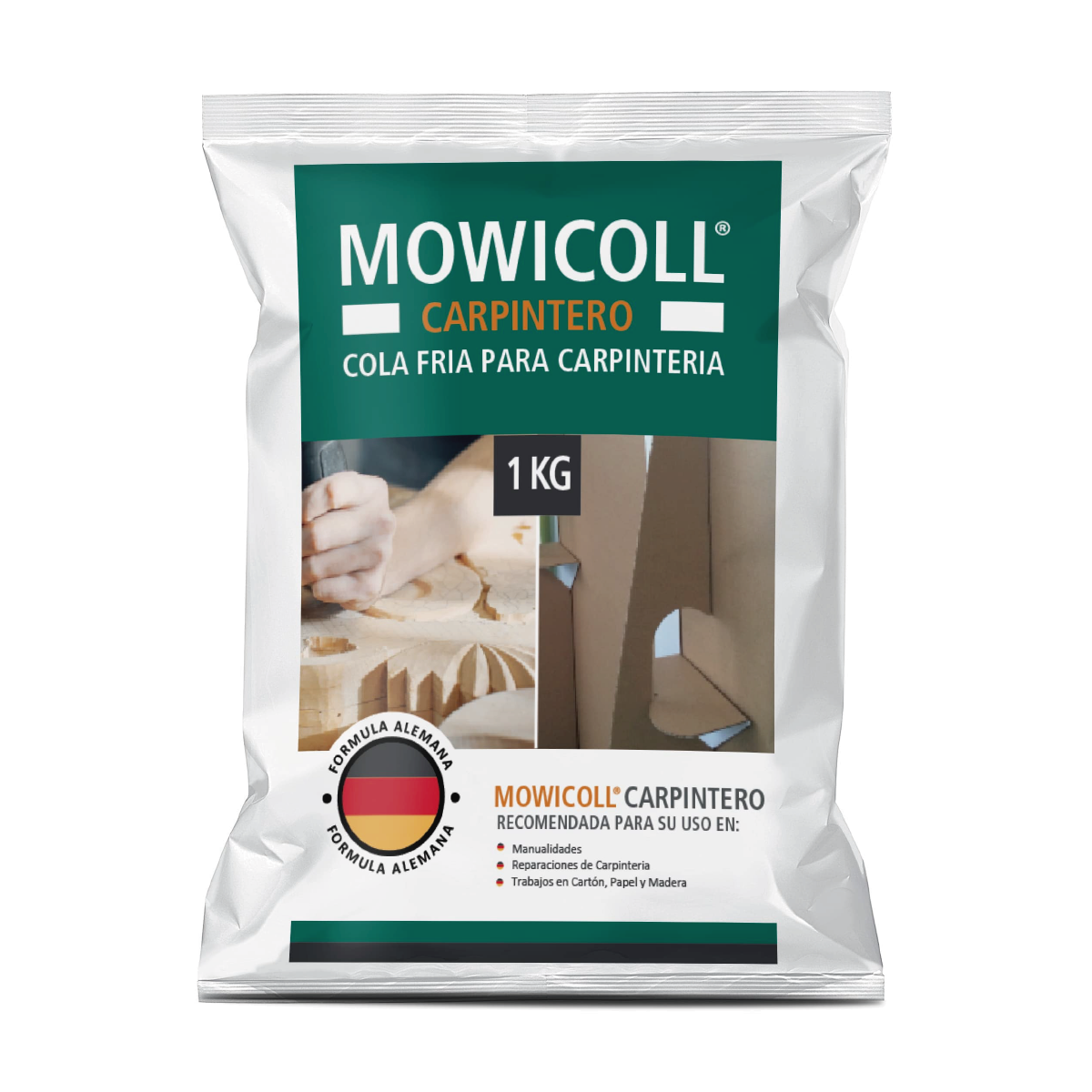 MOWICOLL CARPINTERO - Colafría uso general, Bolsa 1 kg
