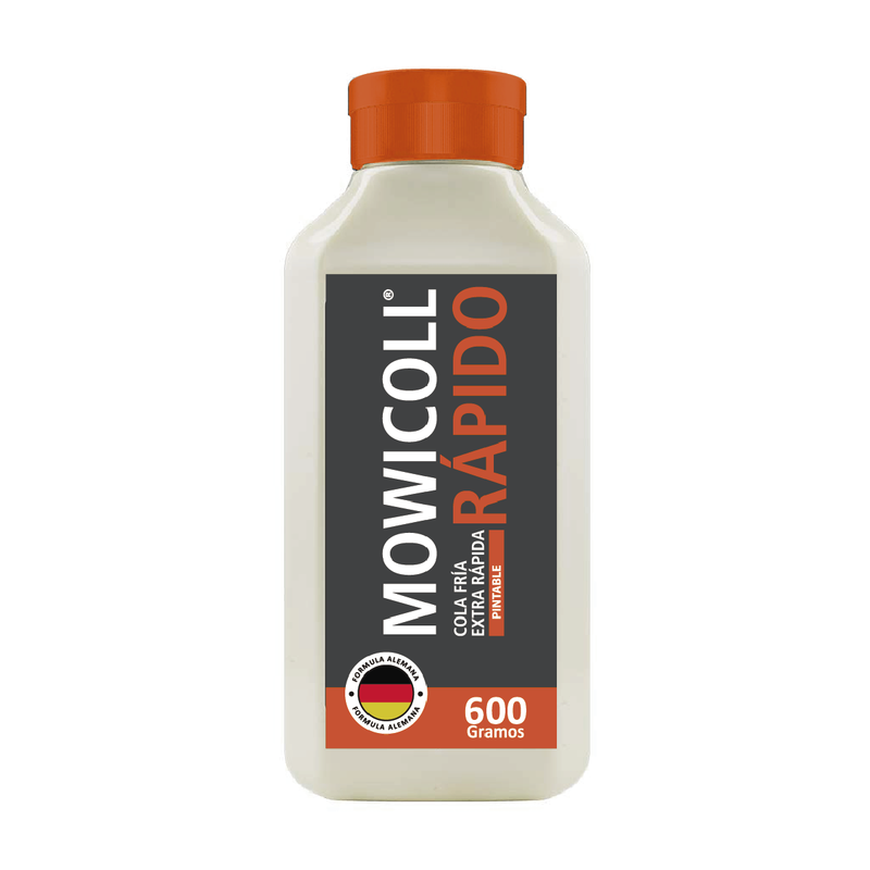 MowicollRápido - Cola Fría de uso profesional e industrial, Botella 600 g