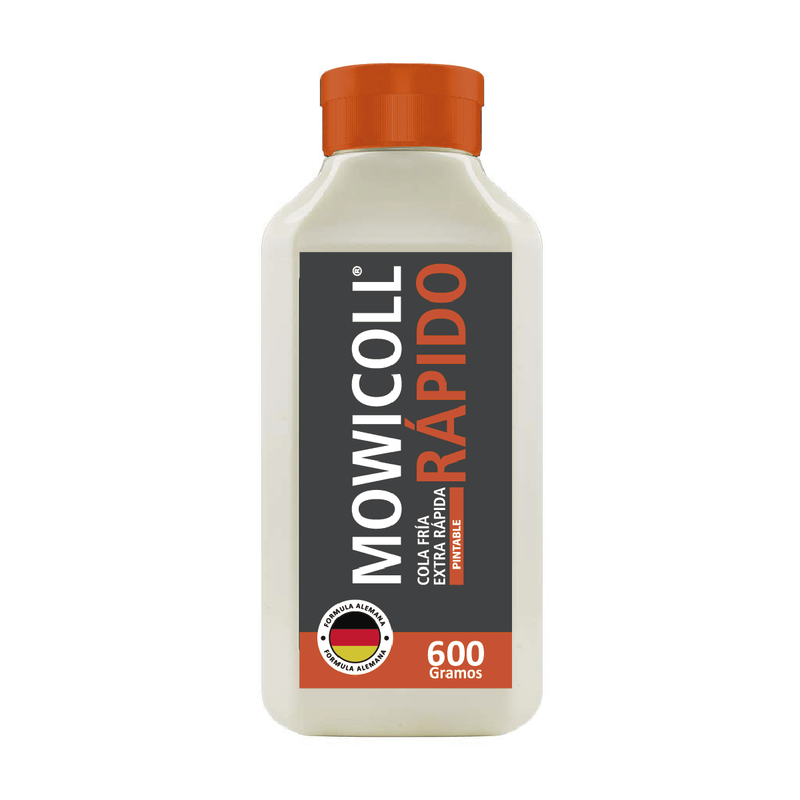 MOWICOLL RAPIDO - Cola Fría Uso Profesional e Industrial, Botella 600 g
