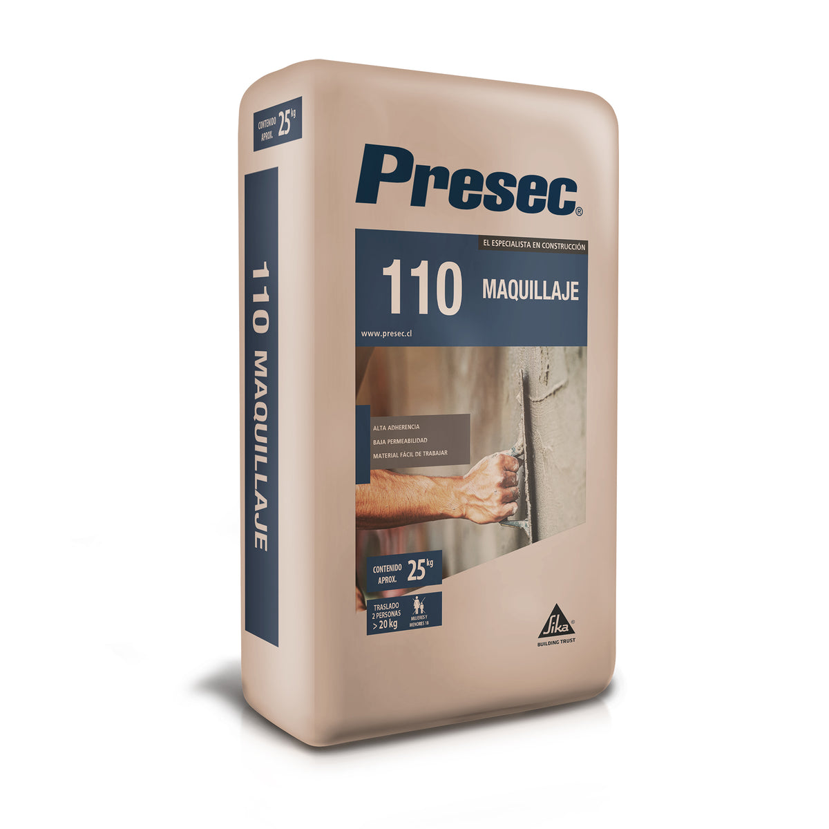 PRESEC 110 (Lanko110) - Mortero Para Maquillaje 25 Kg