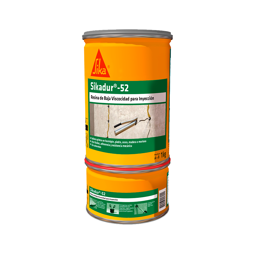 SIKADUR 52 JUEGO 1 Kg - Epoxy de baja viscosidad para inyección