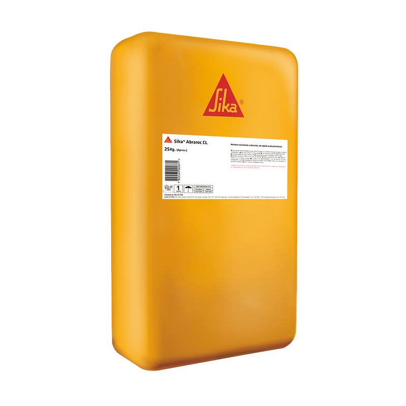 SIKA ABRAROC CL - Mortero Resistente a Abrasión y Rápido Endurecimiento, Sac 25kg