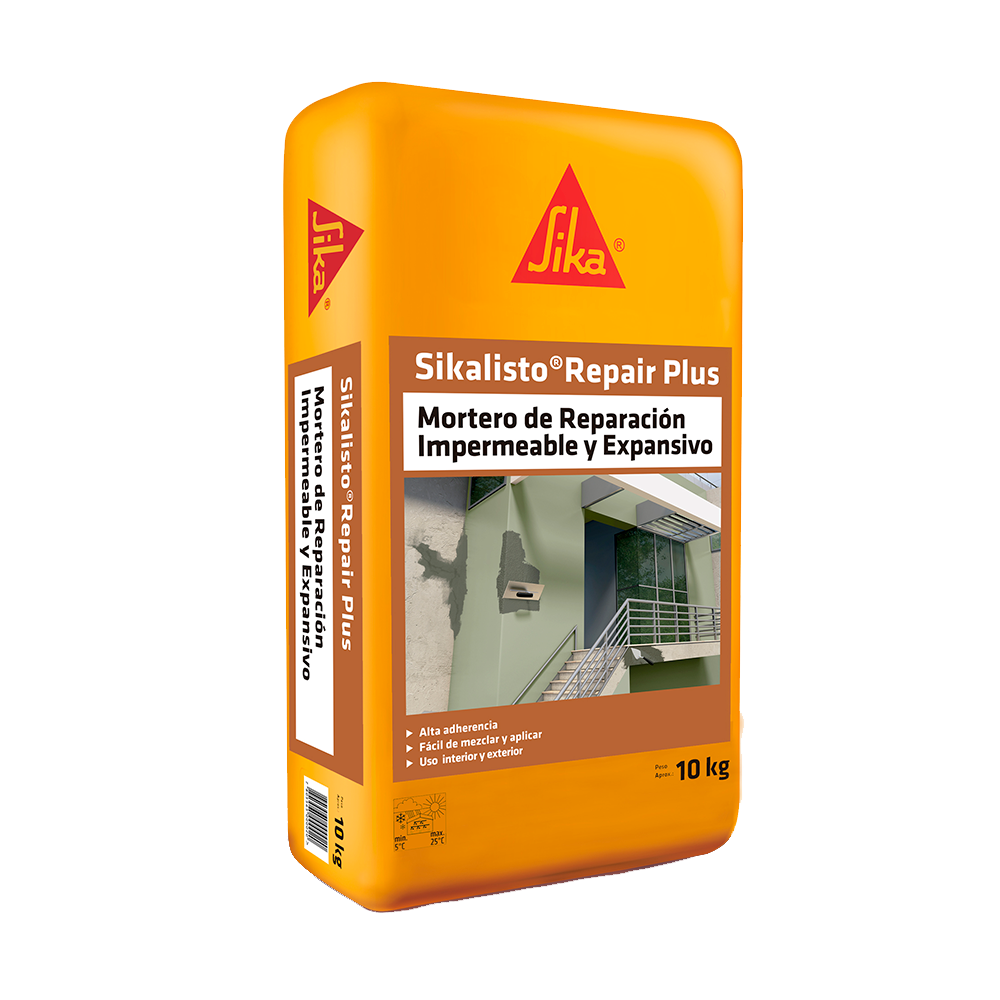 SIKALISTO REPAIR PLUS - Mortero de Reparación expansivo, Sac 10Kg