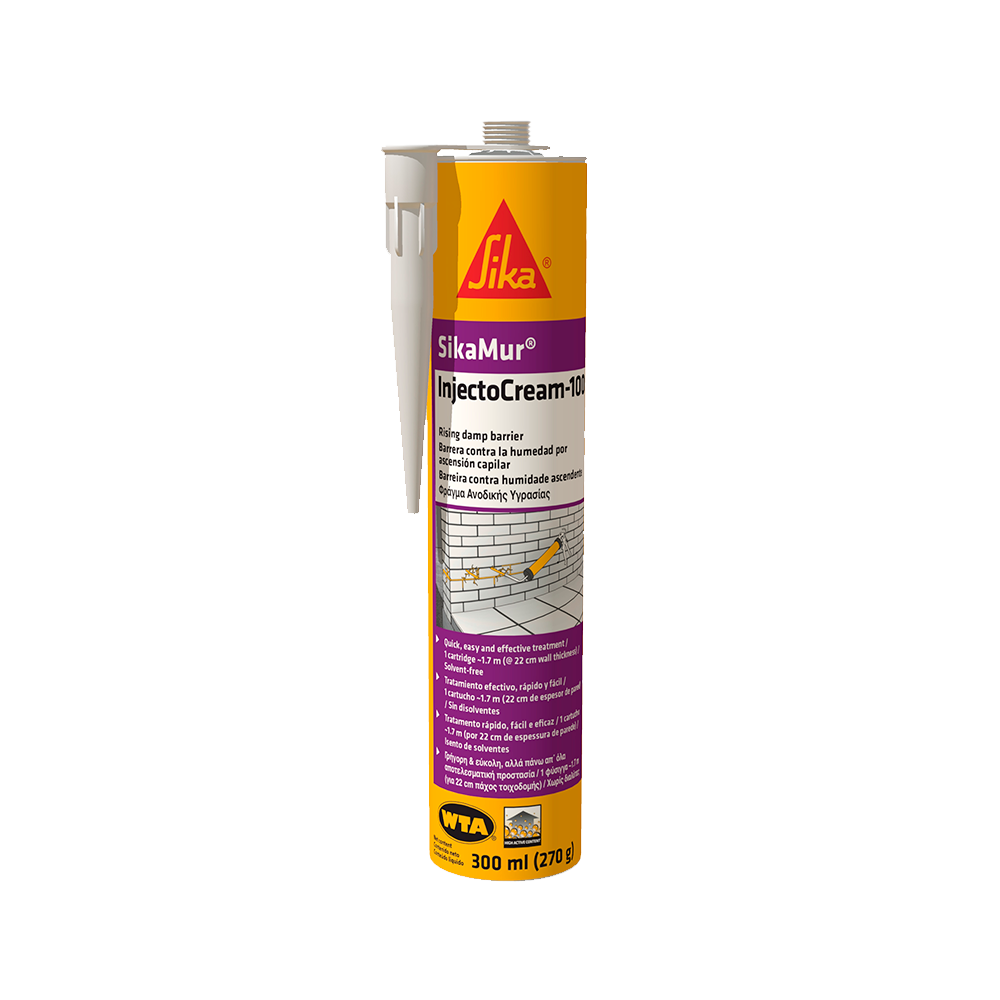 SIKAMUR INJECTOCREAM-100 - para la Humedad 300cc