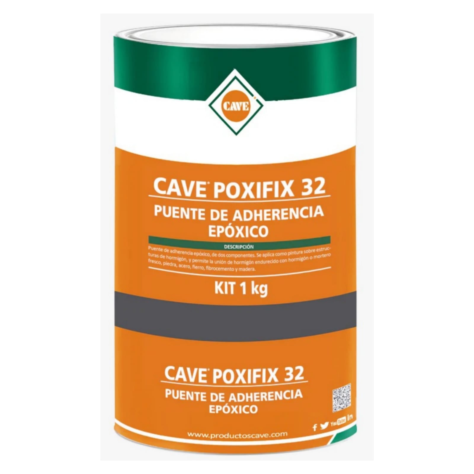 CAVE POXIFIX 32 - Puente de adherencia epoxico, 1 Kg