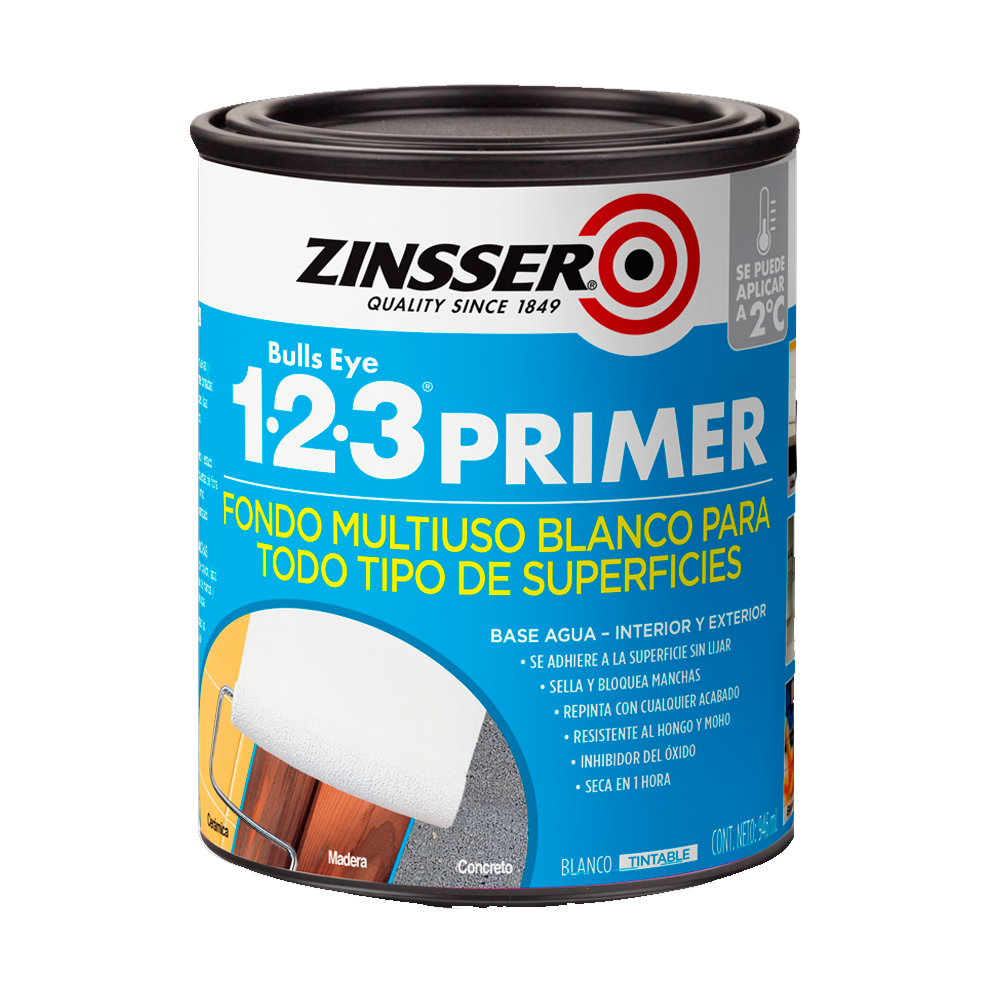 ZINSSER 1-2-3 - Blanco Mate 0,946L