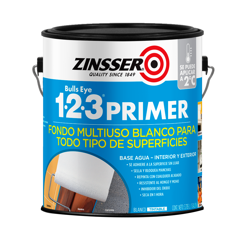 ZINSSER 1-2-3 - Blanco Mate 3,785L