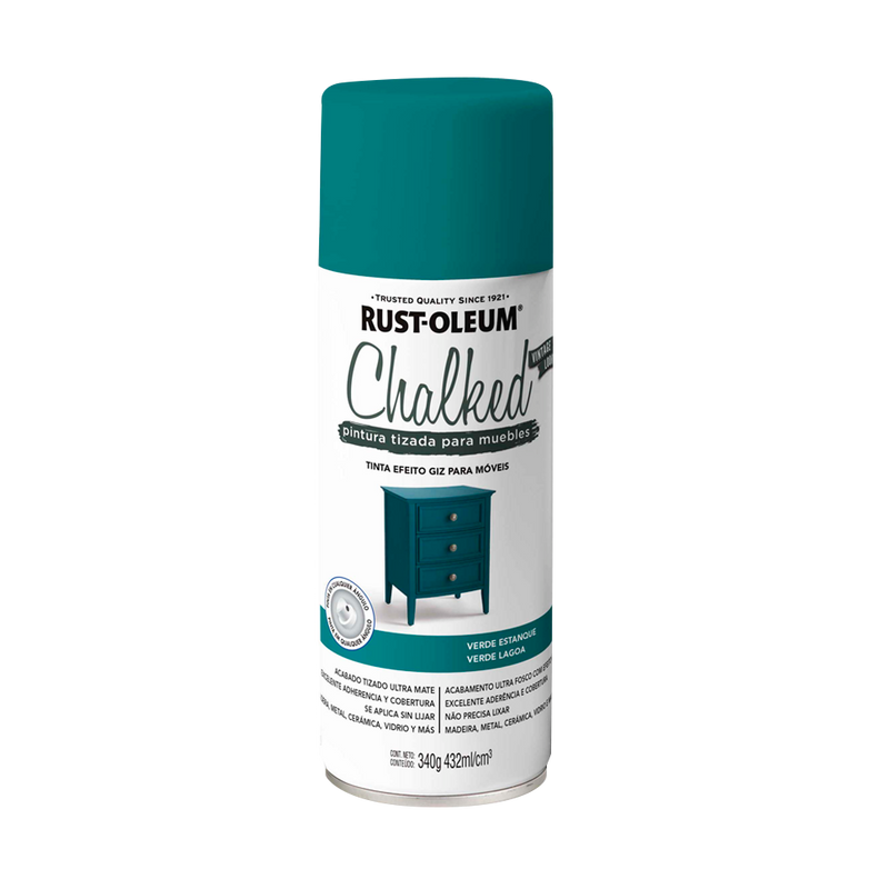SPRAY CHALKED - Verde Estanque 340G