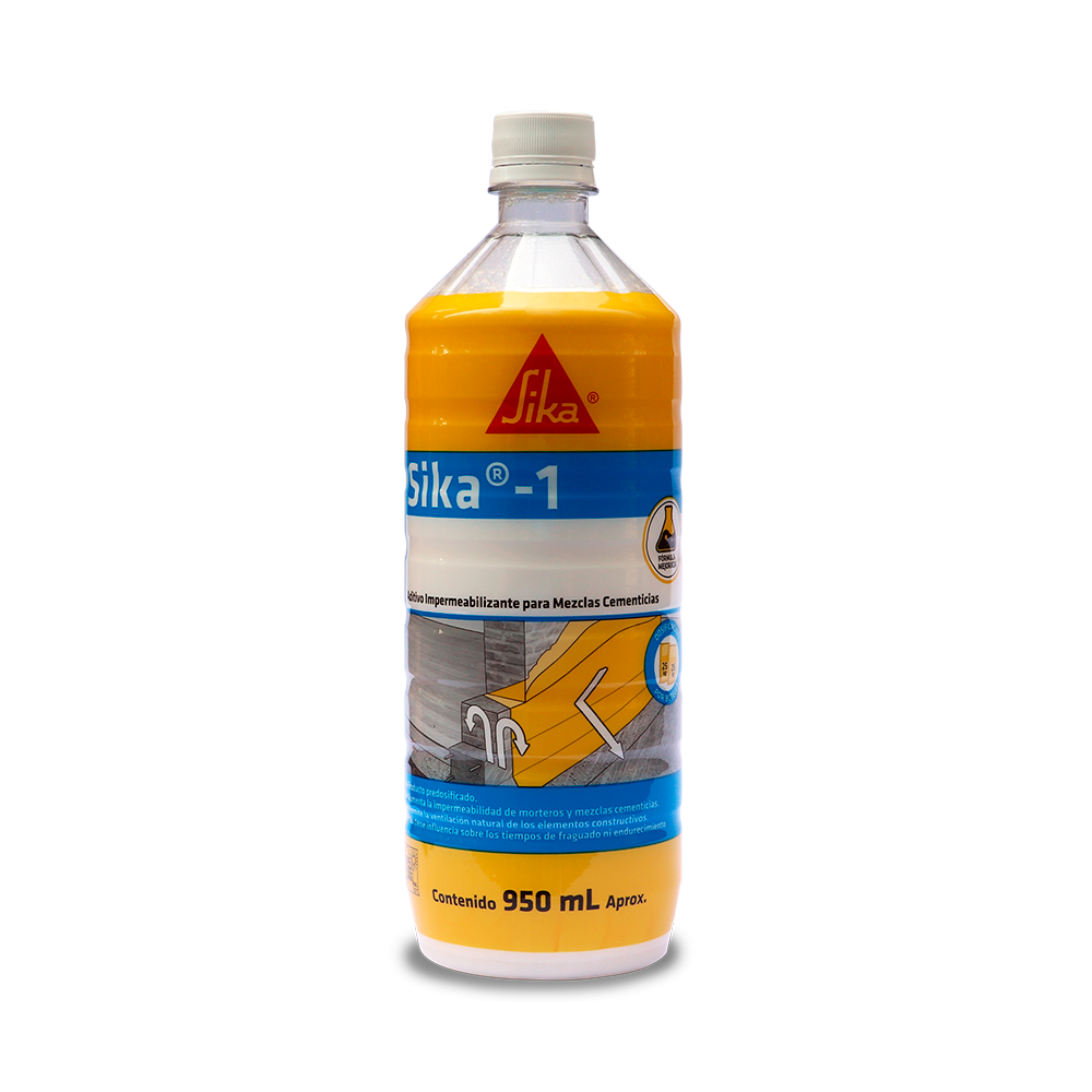 SIKA 1 - Aditivo de Impermeabilizante, Botella 950ml